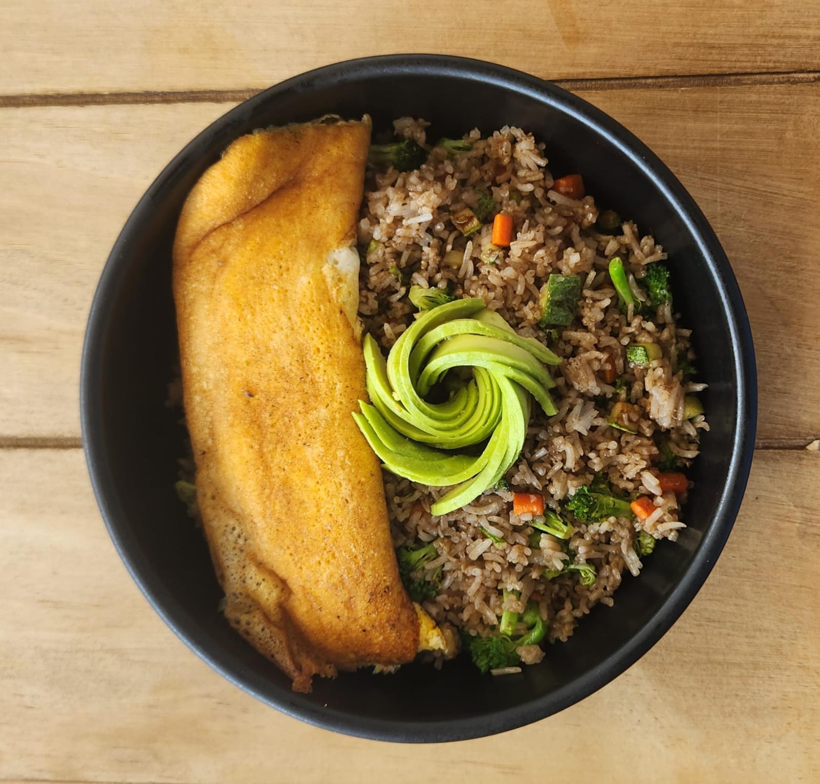 Veg Fried Rice with Egg